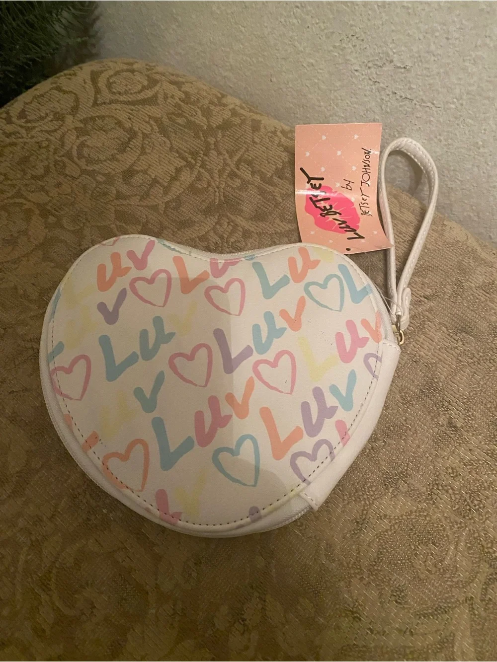 Betsey Johnson heart shaped